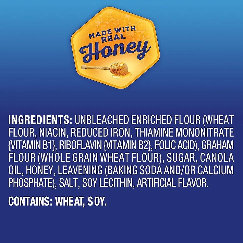 Honey Maid Honey Graham Crackers, 1.06 oz., 72/Carton (MOZ001932000166)