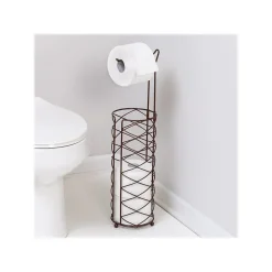 Honey-Can-Do Freestanding Toilet Paper Holder, Oil-Rubbed Bronze (BTH-08991)