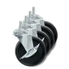 Honey-Can-Do 4-Pack Shelving Unit Casters, Black (SHF-01939)
