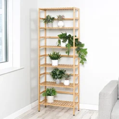 Honey-Can-Do 6-Tier Bamboo Shelf, 64