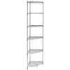 Honey-Can-Do 6-Tier Compact Triangle Corner Shelving Unit, Chrome (SHF-10025)