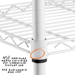 Honey-Can-Do 4-Tier Heavy-Duty Adjustable Shelving Unit with 250-lb Weight Capacity, 14