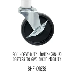 Honey-Can-Do 4-Tier Heavy-Duty Adjustable Shelving Unit with 250-lb Weight Capacity, 14