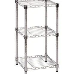 Honey-Can-Do 3-Tier Modular Stacking Shelf, Chrome (SHF-09364)