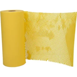 Honeycomb Packing Paper Roll, Lemon Yellow, 12" x 328' (PP10001YE)