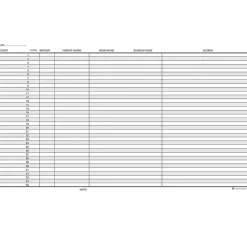 House of Doolittle Class Record Book, 8.5