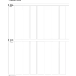 House of Doolittle Lesson Planner Book, Pack of 2 (HOD51007-2)