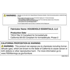 Household Essentials Ashwood 5-Shelf Storage Tower (8075-1)