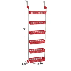 Household Essentials OTD 6-Shelf Hanging Storage Rack, 57