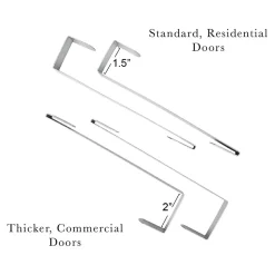 Household Essentials 5-Shelf Plastic Over-the-Door Storage Rack, 20