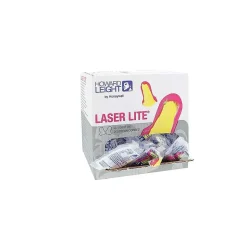 Howard Leight Laser Lite Uncorded Earplugs, Magenta/Yellow, 200/Box (LL-1)