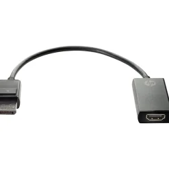 HP 0.92' Display Port/HDMI Cable, Black (2JA63AA)