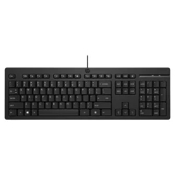 HP 125 Keyboard, Black (266C9AA#ABA)
