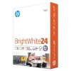 HP BrightWhite24 8.5" x 11" Inkjet Paper, 24 lbs., 100 Brightness, 500 Sheets/Ream (HPB1124)