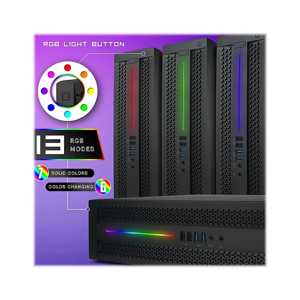 HP EliteDesk 800 G2 Refurbished Gaming Desktop Computer, Intel Core i5-6500, 16GB Memory, 500GB SSD, 1TB HDD (BTG-00050043STP)