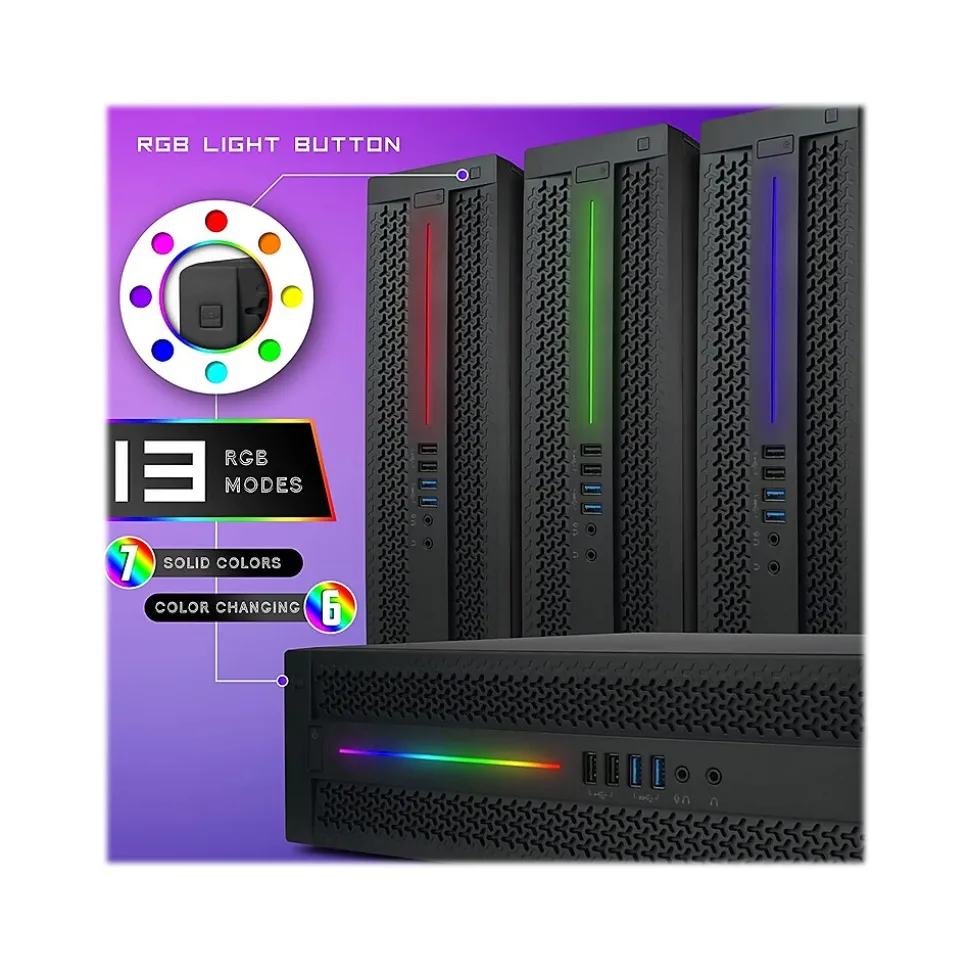 HP EliteDesk 800 G2 Refurbished Gaming Desktop Computer, Intel Core i5-6500, 8GB Memory, 500GB SSD, 1TB HDD (BTG-00049831STP)