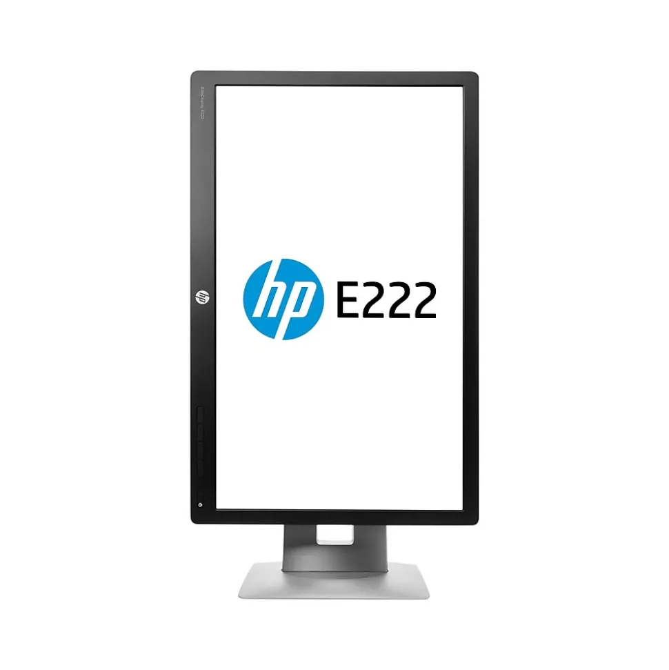 HP EliteDisplay Refurbished 21.5" LED Monitor, Black/Silver (HPR-E222)