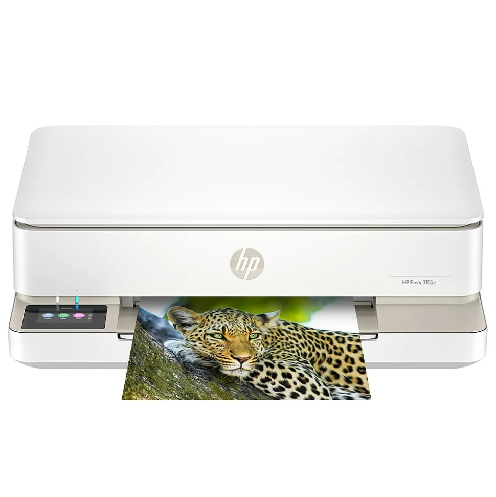 HP Envy 6155e Wireless All-in-One Color Inkjet Printer, Scanner, Copier, Best for Home, 3 months FREE ink with HP+ (714L5A)