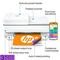 HP ENVY 6455e Wireless Color Inkjet Printer, All-In-One, Print, Scan, Copy (223R1A#B1H)