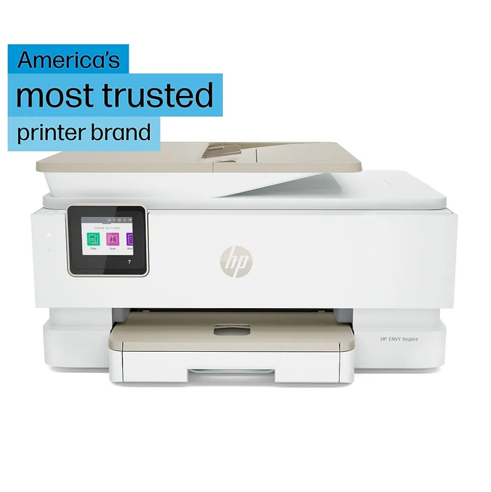 HP Envy Inspire ENVY 7955e Wireless Color Inkjet Printer, All-In-One, Print, Scan, Copy (1W2Y8A#B1H)