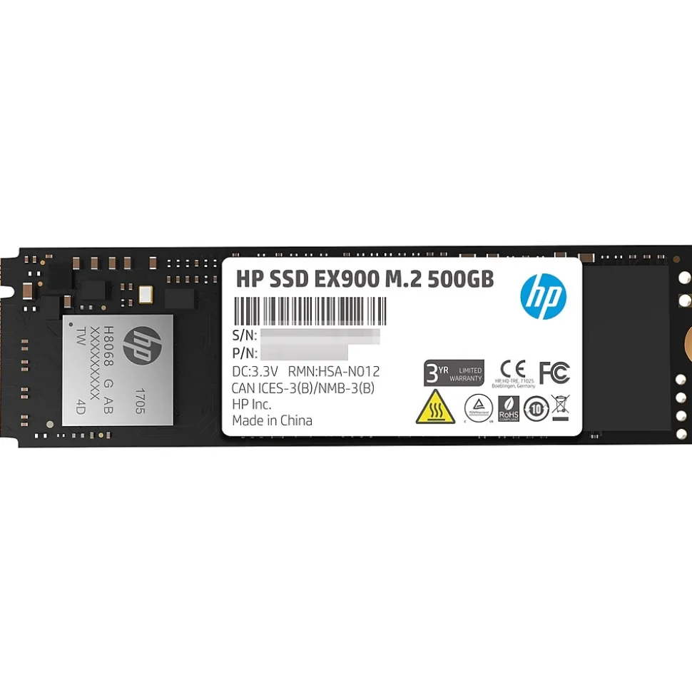 HP EX900 500GB PCI Express Internal Solid State Drive