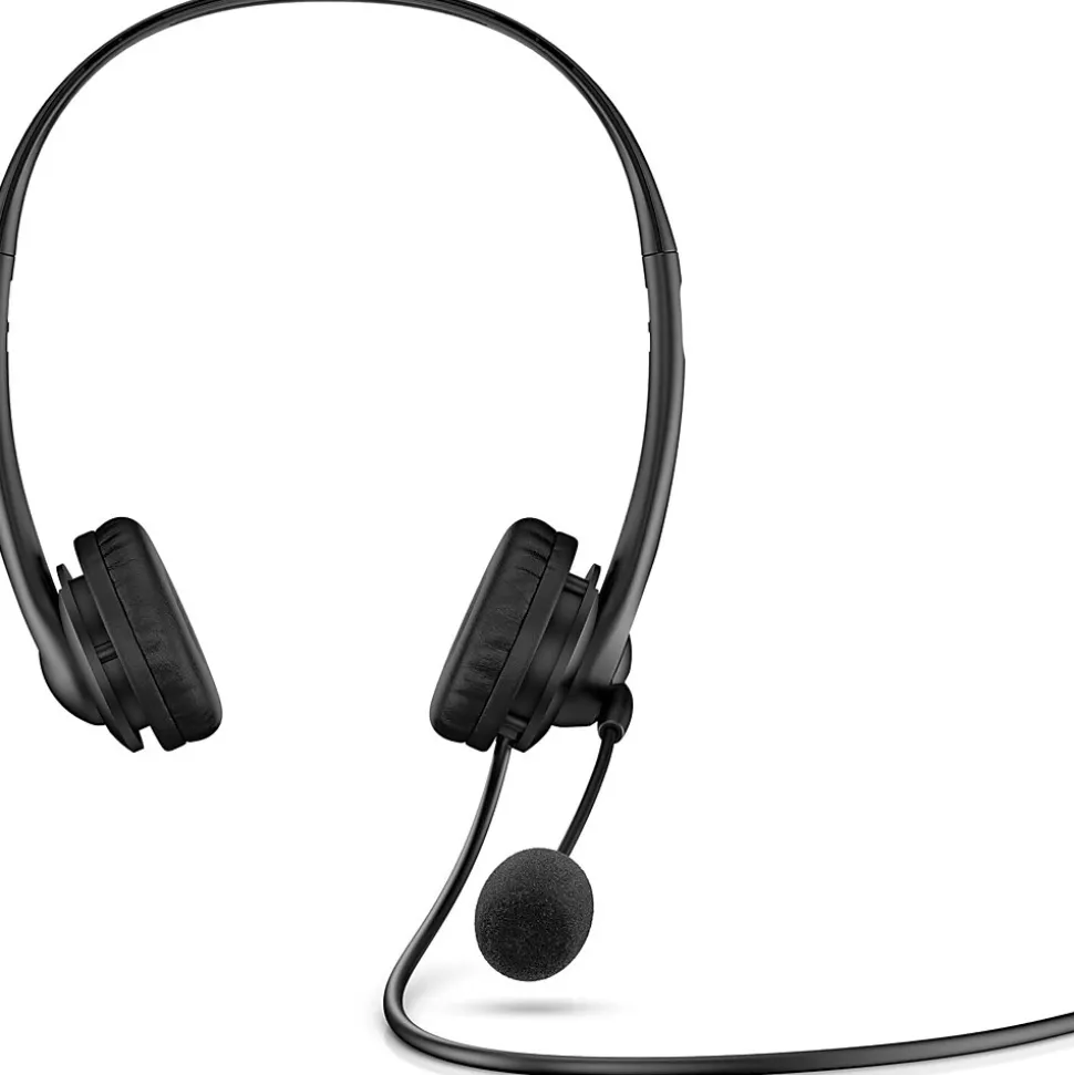 HP G2 Noise Canceling Stereo Over-the-head Headset, USB Type-A, UC Certified (428K6AA)