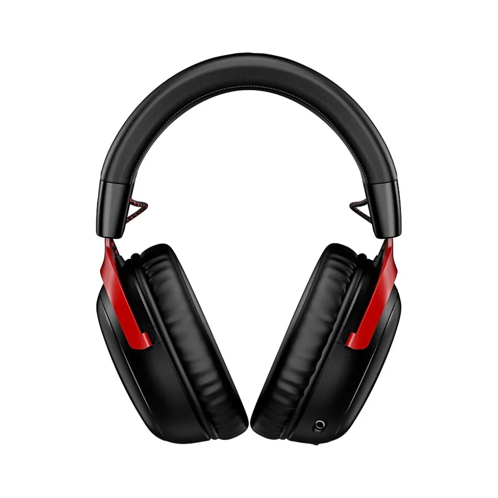 HP HyperX Cloud III Wireless Stereo Gaming Headset, USB Type-C, Black/Red (77Z46AA)