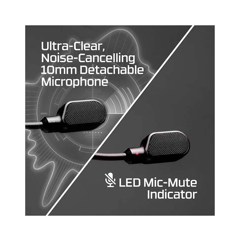 HP HyperX Cloud III Wireless Stereo Gaming Headset, USB Type-C, Black/Red (77Z46AA)