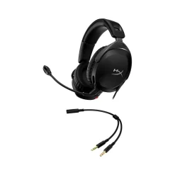 HP HyperX Cloud Stinger 2 Noise Canceling Gaming Over-The-Ear Headset, 3.5mm, Black (519T1AA)