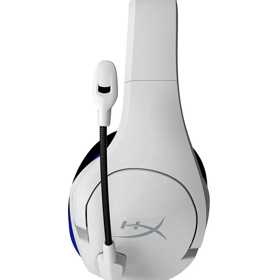 HP HyperX Cloud Stinger Core Wireless Noise Canceling Stereo Gaming Headset, White/Blue (4P5J1AA)