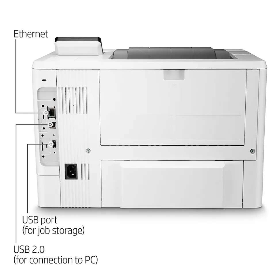HP LaserJet Enterprise M507n Monochrome Laser Printer with Built-in Ethernet (1PV86A)