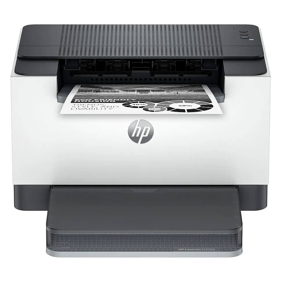 HP LaserJet M209d Black & White Laser Printer, Automatic 2-Sided Printing, USB cable included, Best for Home Office (8J9L0F)