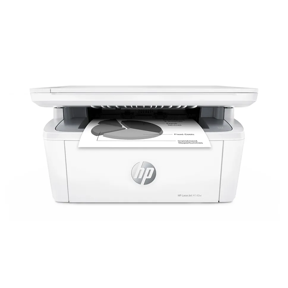 HP LaserJet MFP M140w Wireless Black & White All-in-One Laser Printer, Scanner, Copier, Best for Home Office (7MD72F)