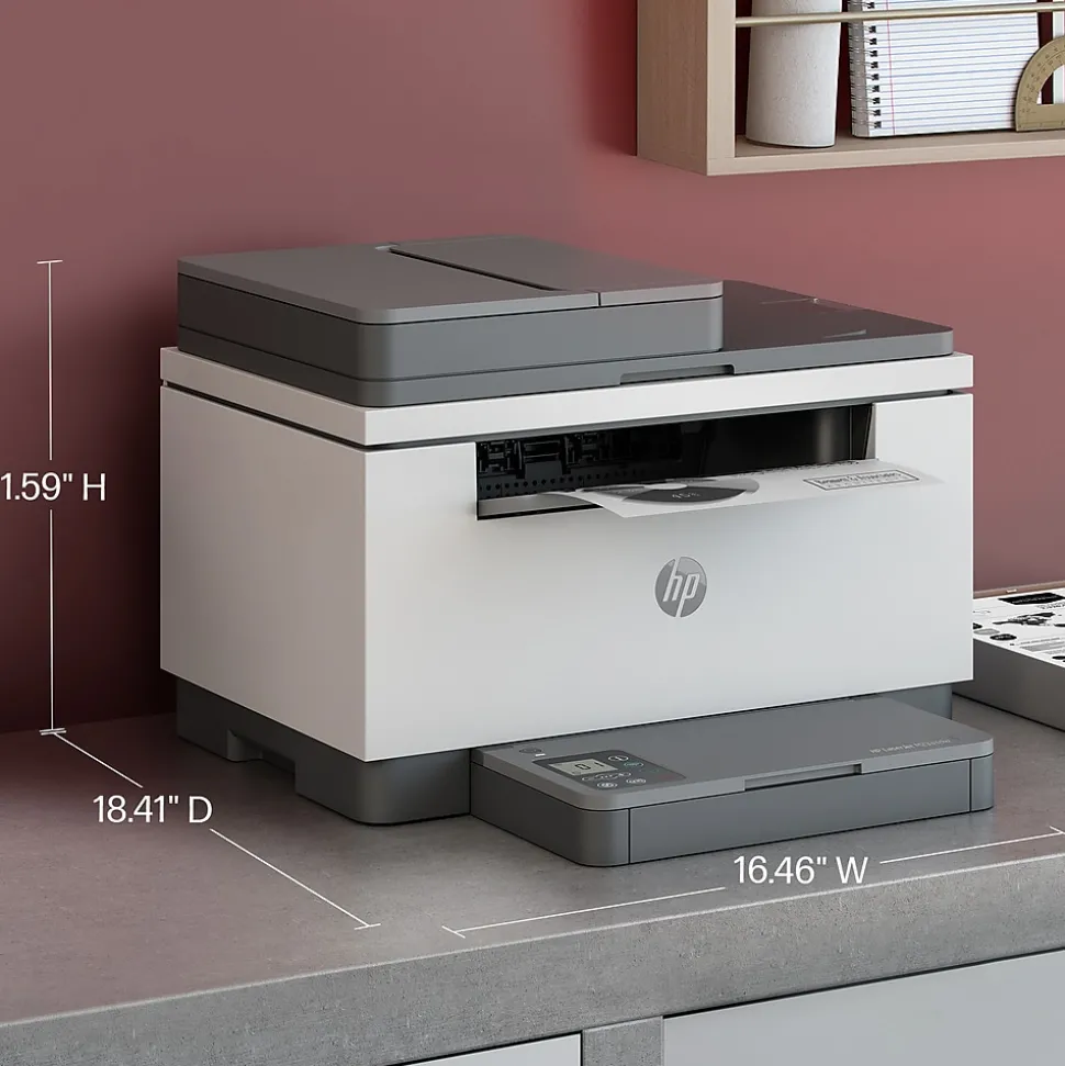HP LaserJet M234sdw Wireless Black & White Laser Printer, All-In-One, Print, Scan, Copy, Best for Home Office (6GX01F)