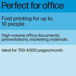 HP LaserJet Pro 4001dw Wireless Black & White Laser Printer, Single-Function, Print, Best for Office (2Z601F)