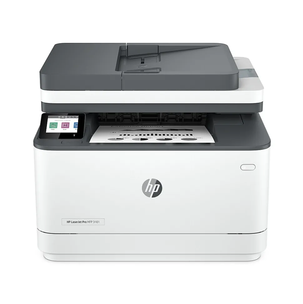 HP LaserJet Pro MFP LJP 3101fdw Wireless Black & White Laser Printer, All-In-One, Print, Scan, Copy, Fax (3G628F)