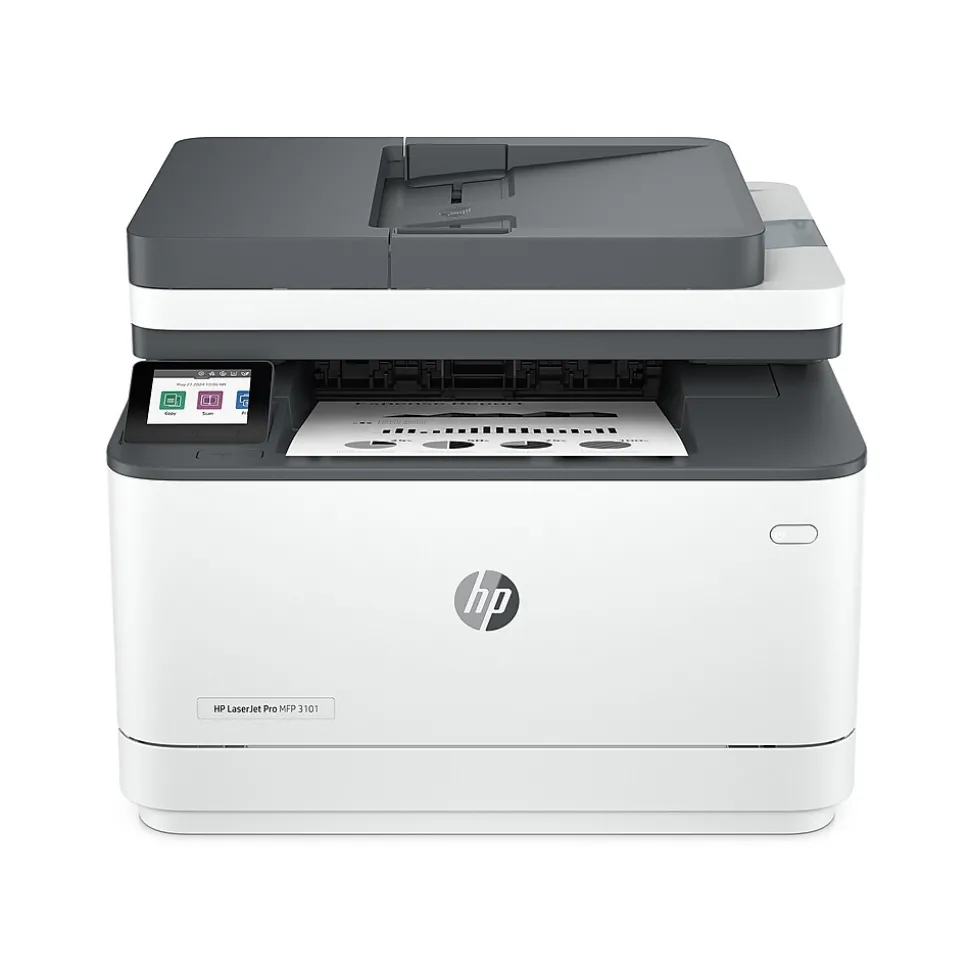 HP LaserJet Pro MFP 3101sdw Wireless Black & White All-in-One Laser Printer, Scanner, Copier, Best for Office (9D2X4F)