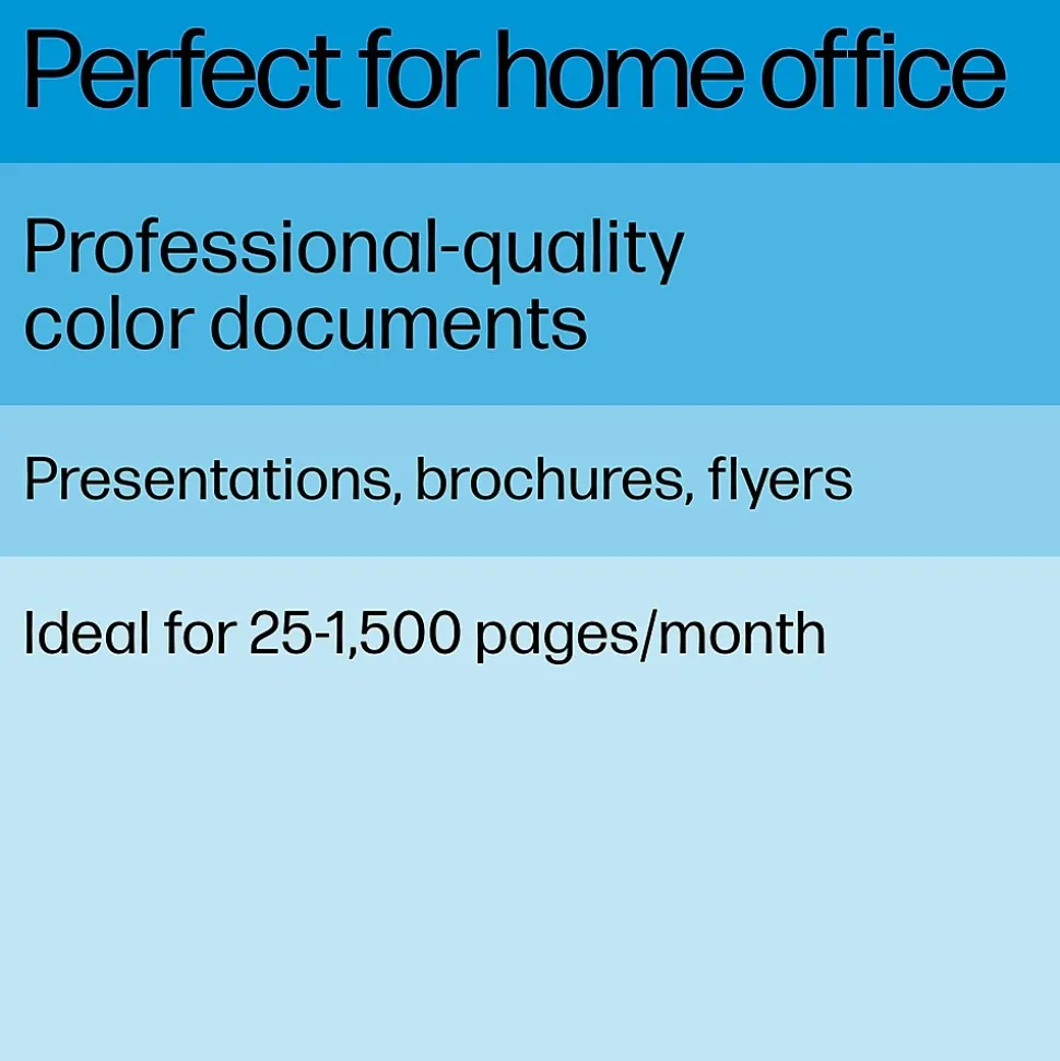 HP OfficeJet 9012e Wireless All-in-One Color Inkjet Printer, Duplex, Best for home office, 6 mo. Instant Ink with HP+ (1G5L4A)