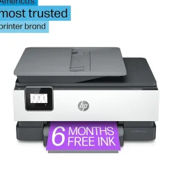 HP OfficeJet 8015e Wireless Color Inkjet Printer, All-In-One, Print, Scan, Copy (228F5A#B1H)