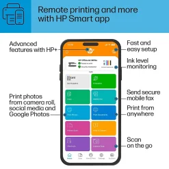 HP OfficeJet 8015e Wireless Color Inkjet Printer, All-In-One, Print, Scan, Copy (228F5A#B1H)