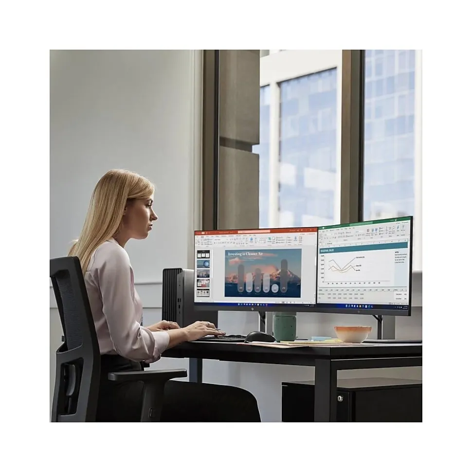 HP Pro 400 G9 SFF Desktop Computer, Intel Core i3-13100, 16GB RAM, 256GB SSD, Windows 11 Pro, Mouse + Keyboard (B19XPUA#ABA)