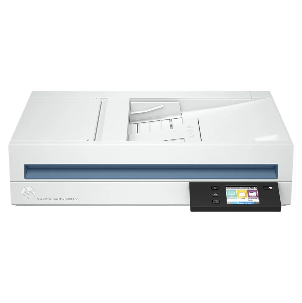 HP ScanJet Enterprise Flow N6600 fnw1 Wireless Duplex Flatbed Document Scanner, White (20G08A#BGJ)