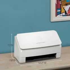 HP ScanJet Enterprise Flow 5000 s5 Duplex Desktop Document Scanner, White (6FW09A#BGJ)