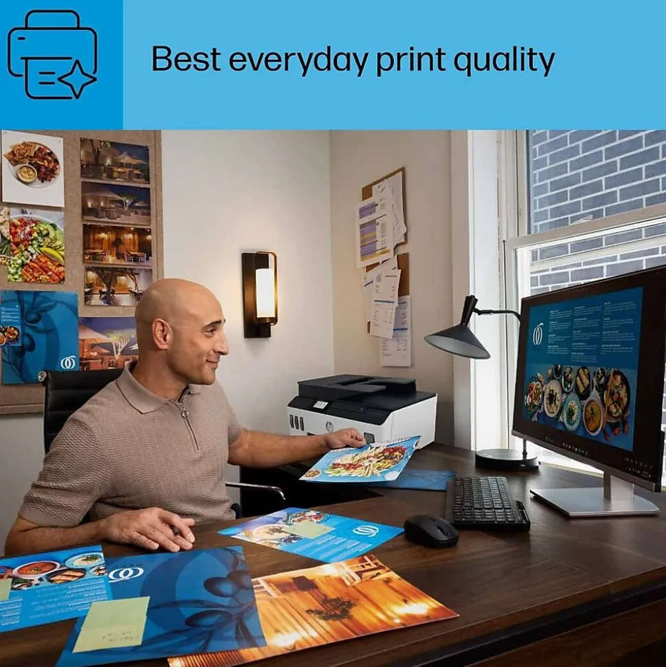 HP Smart Tank Plus 651 Wireless All-in-One Ink Tank Printer with up to 2 Years of Ink Included (7XV38A)