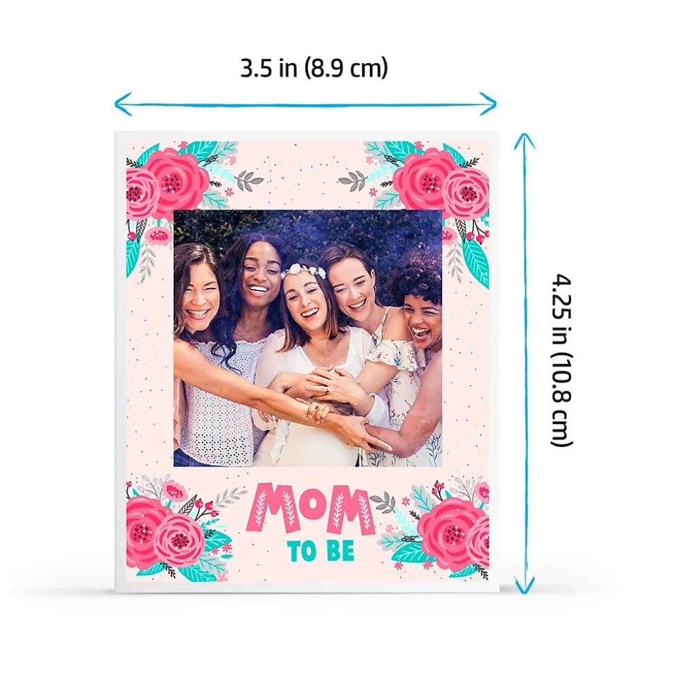 HP Sprocket 3.5 x 4.25" Zink Sticky-Backed Photo Paper, 100 Sheets/Pack (HPIZ3X4100)