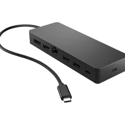 HP Universal 7-Port USB-C Hub, Black (50H55UT)
