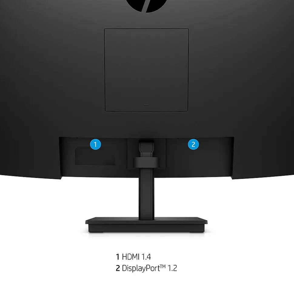 HP V27c G5 27" Curved LCD Monitor, Black (65P60AA#ABA)