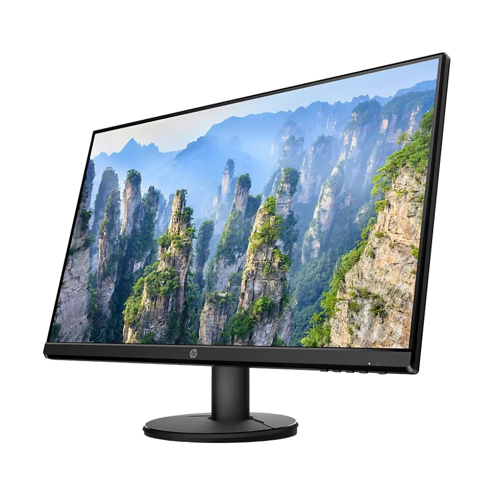 HP V27i Monitor, 27" LED Monitor, Black (9SV92AA#ABA)