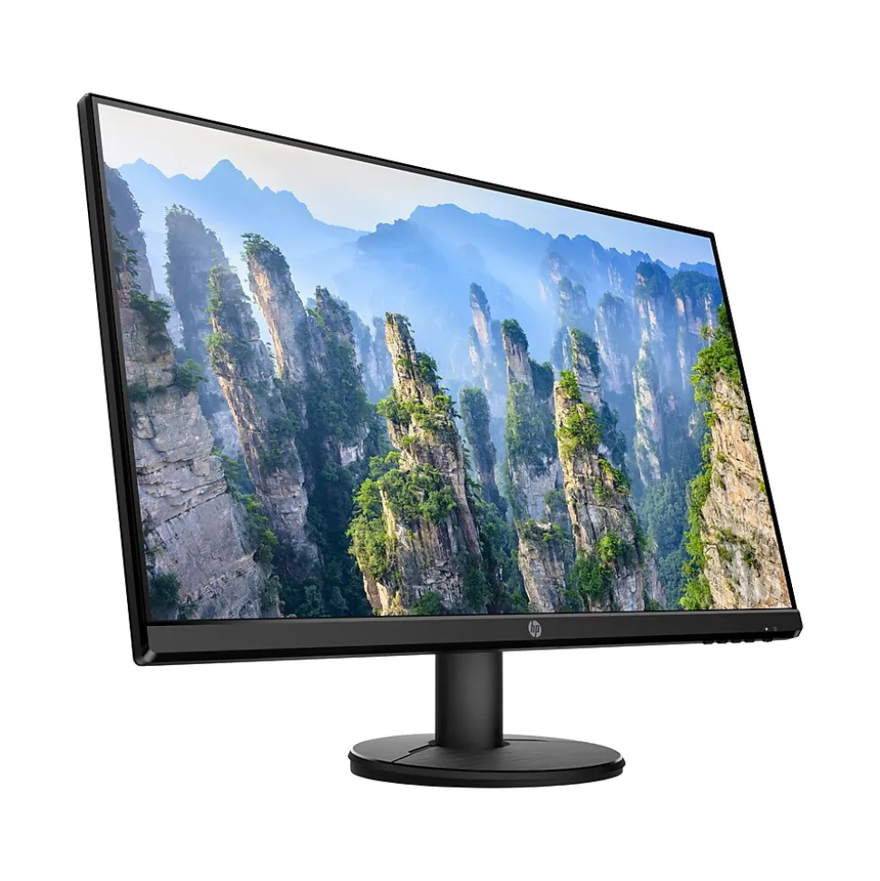 HP V27i Monitor, 27" LED Monitor, Black (9SV92AA#ABA)