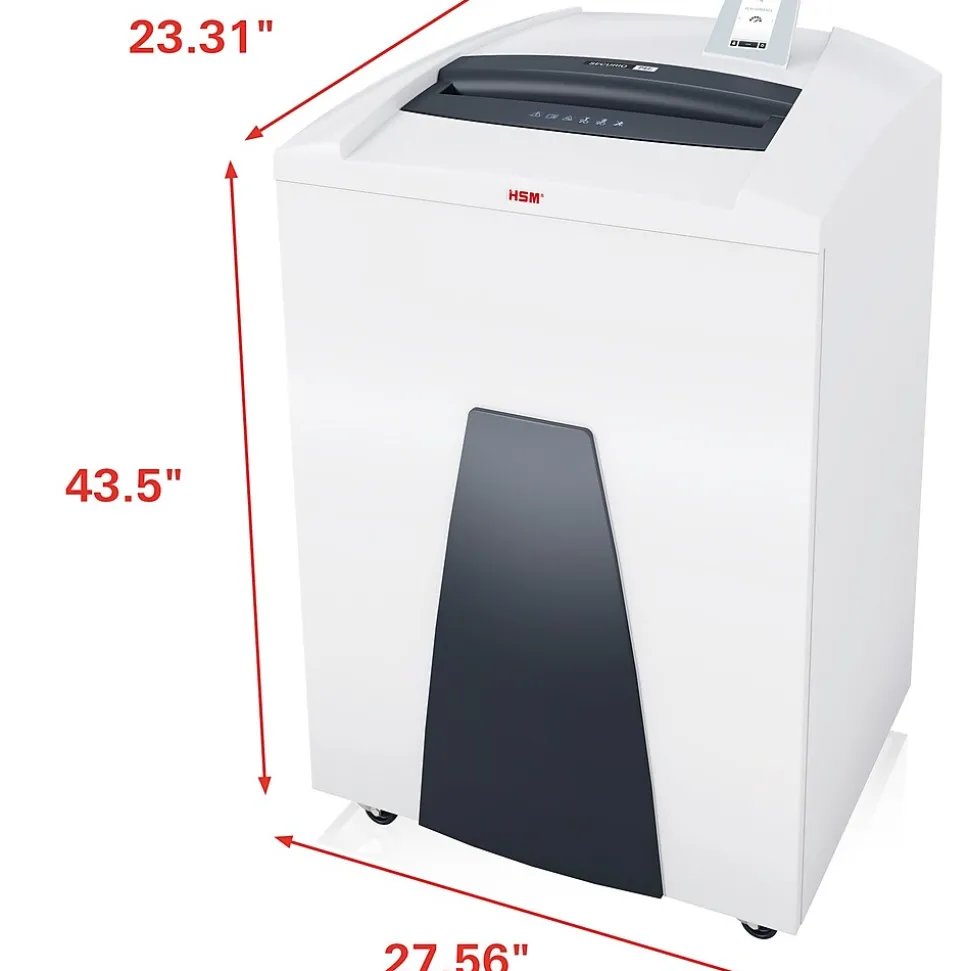 HSM SECURIO P44ic 46-Sheet Cross-Cut Multi-Media Shredder (1873)